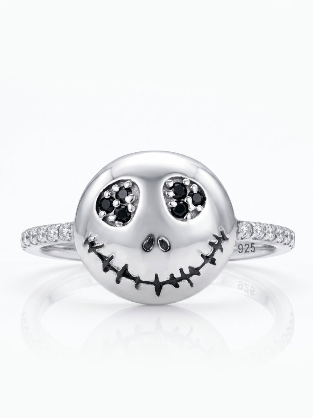 RARE Jack Skellington Ring, Nightmare Before - 925 Sterling Silver Disney